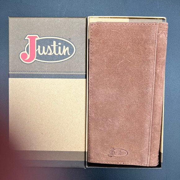 Justin Boots Genuine Leather Rodeo Wallet - Picture 2 of 4